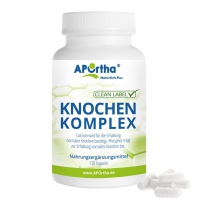 Aportha Knochen-Komplex-Kapseln - 120 Kapseln - mit Calcium, Phosphor und Bor -  MHD 06/26