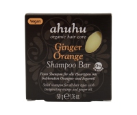 ahuhu organic hair care Ginger Orange festes SHAMPOO 50g