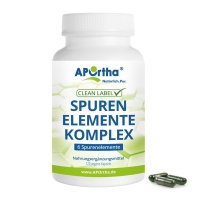 APOrtha Spurenelemente-Komplex - 120 vegane Kapseln mit Spirulina-Pulver und Alfalfa-Pulver