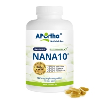 Aportha NANA10® - 270 vegane Kapseln mit Aminosäuren, Vitamin C, Magnesium, MSM und Inulin