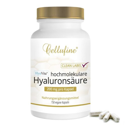 Cellufine® HyaVita® Hyalurons&auml;ure-Kapseln 200 mg - 150 vegane Kapseln