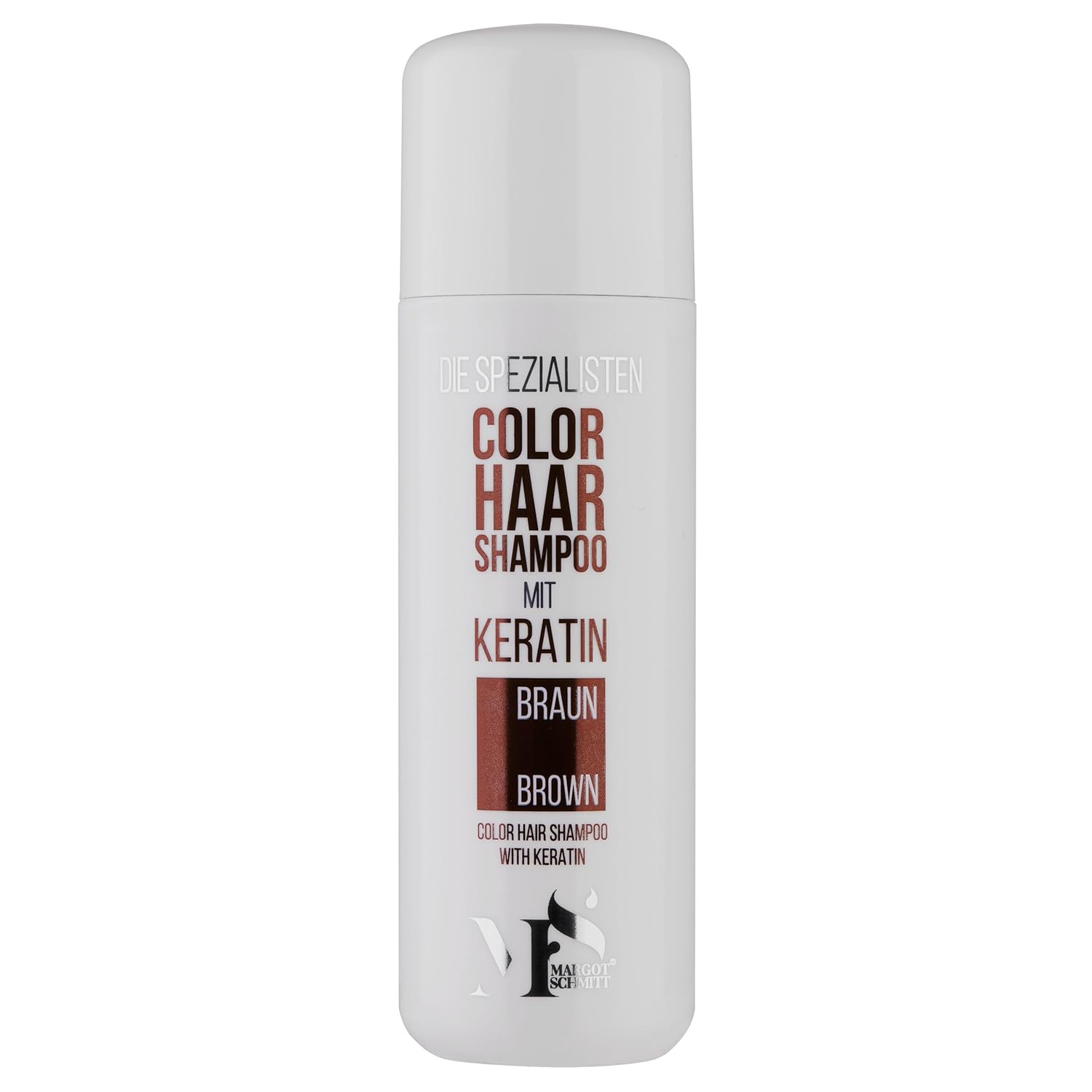 Margot Schmitt DIE SPEZIALISTEN Color Haar Shampoo Braun mit Keratin, 200 ml