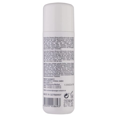 Margot Schmitt®  Die Spezialisten Color Haar Shampoo Braun mit Keratin 200ml