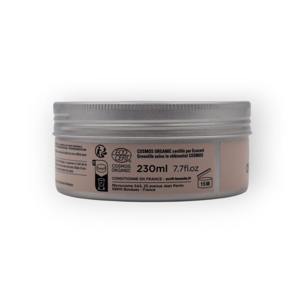 Avril Naturcreme - 100% Reine, Unraffinierte Bio Sheabutter - COSMOS ORGANIC Zertifiziert