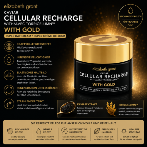 Cellular Recharge Super Tagescreme mit Gold
