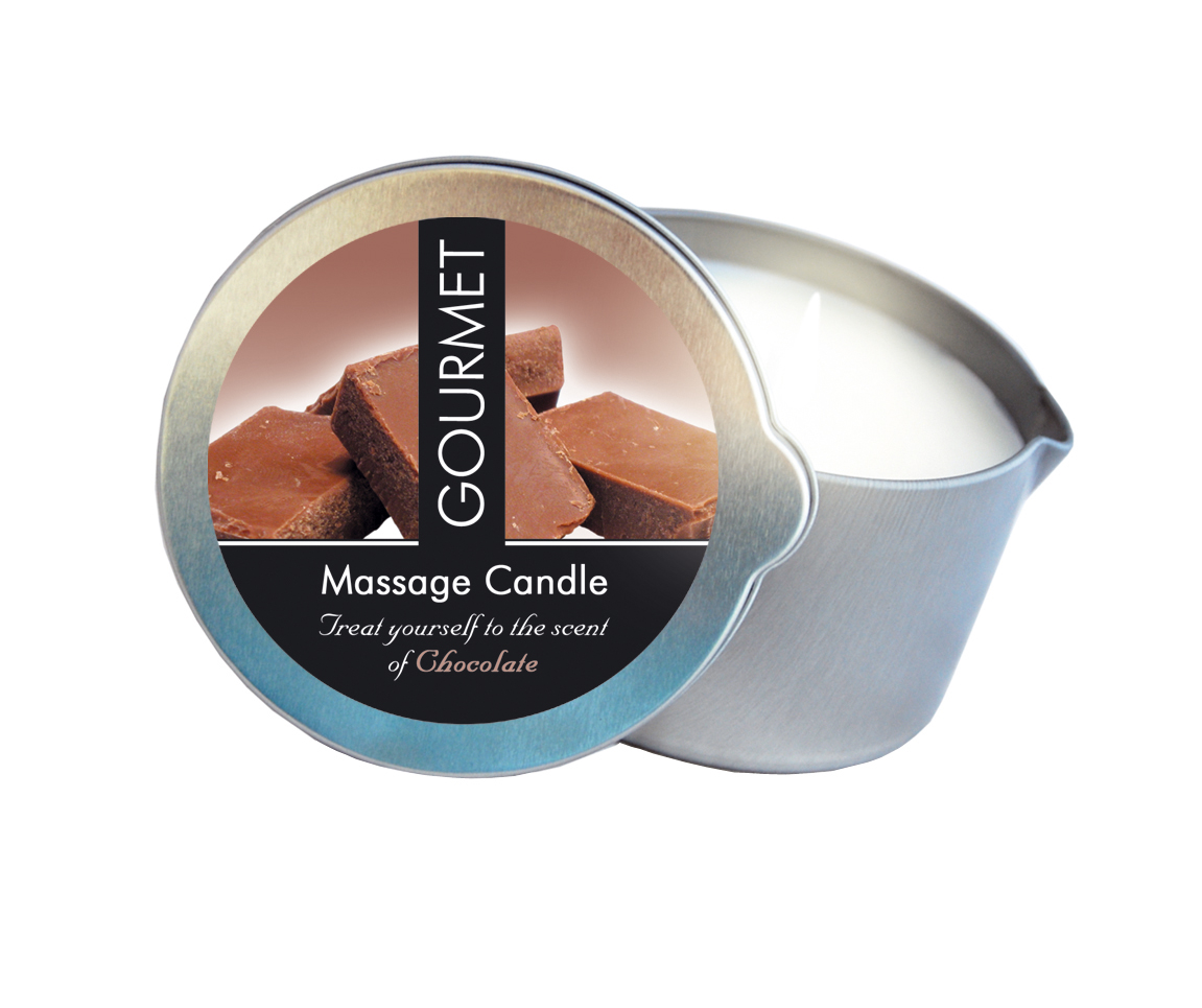 Gourmet Massagekerze Schokolade (200 ml) – Bild 1