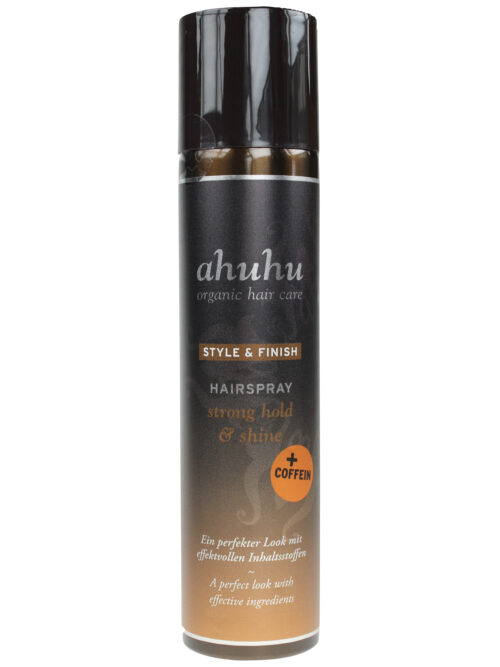 ahuhu organic hair care STYLE & FINISH Coffein Haarspray 300ml