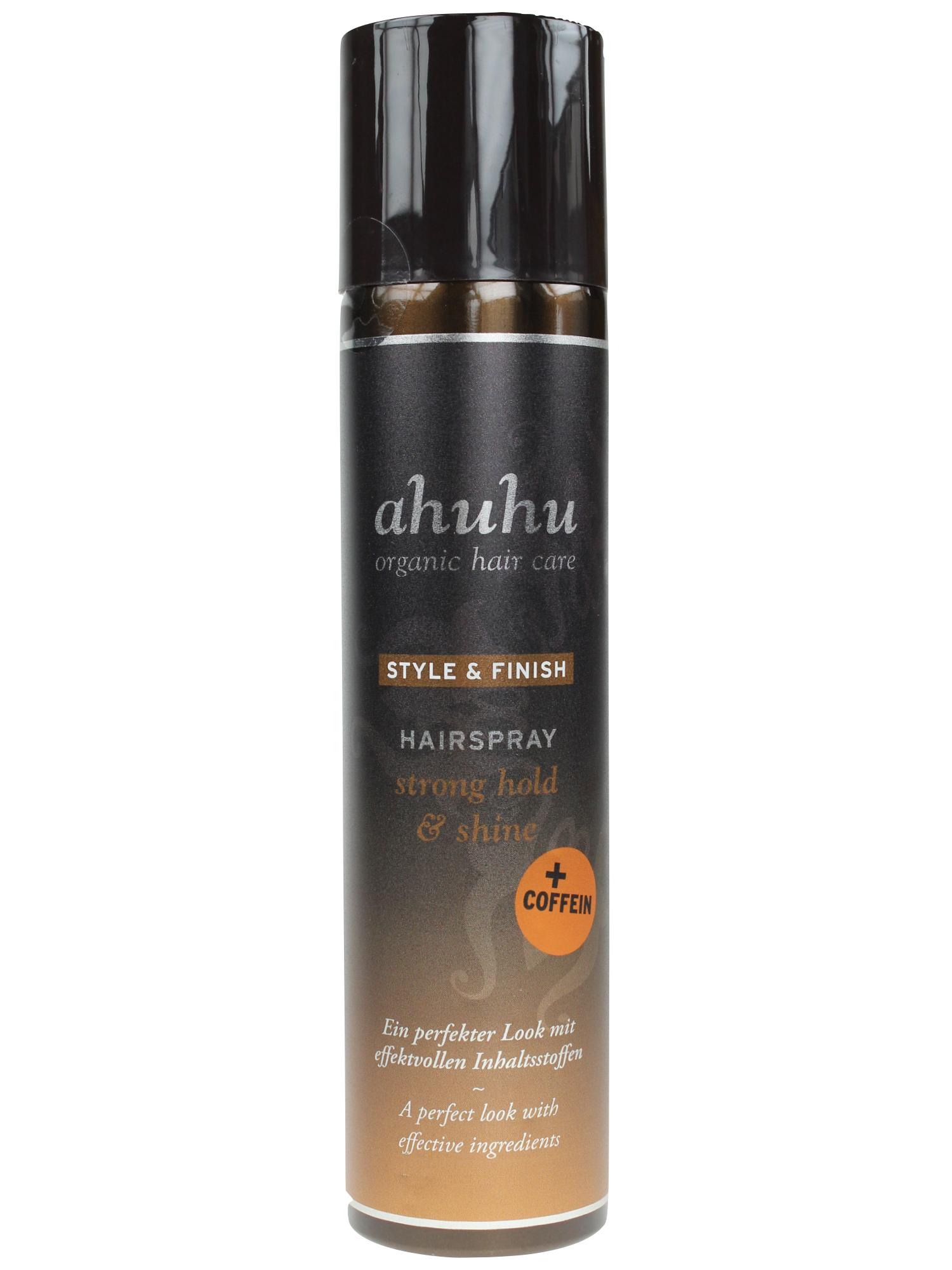 ahuhu organic hair care STYLE & FINISH Coffein Haarspray 300ml