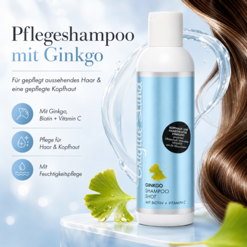 Brigitte Lund Ginkgo Shampoo Shot mit BIOTIN & Vitamin C 200 ml