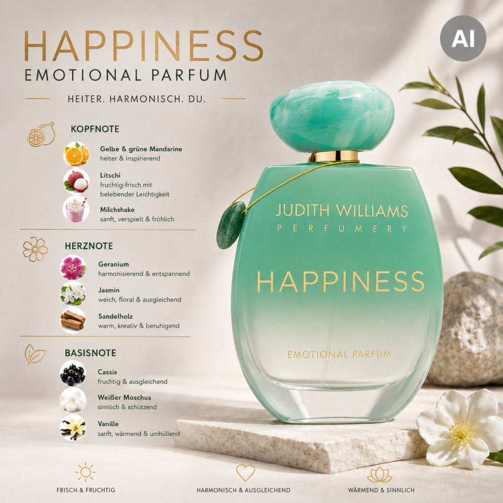 Happiness Emotional Parfum EdP mit Anhänger, 100 ml