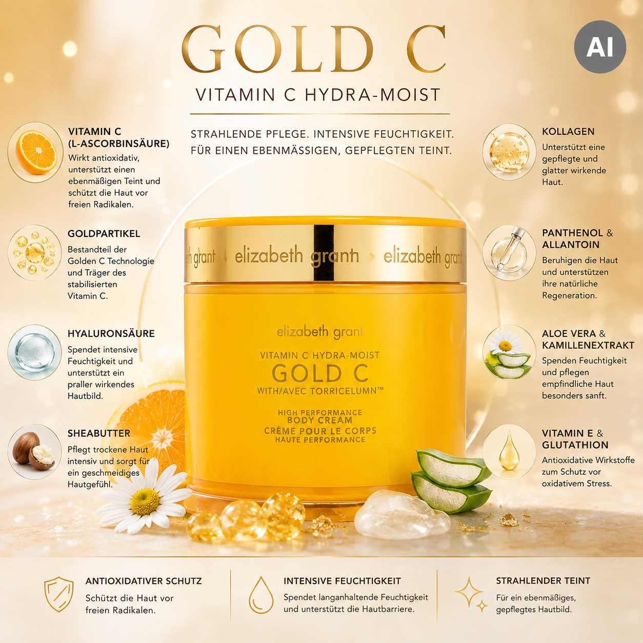 Hydra Moist Gold C Inhaltstoffe