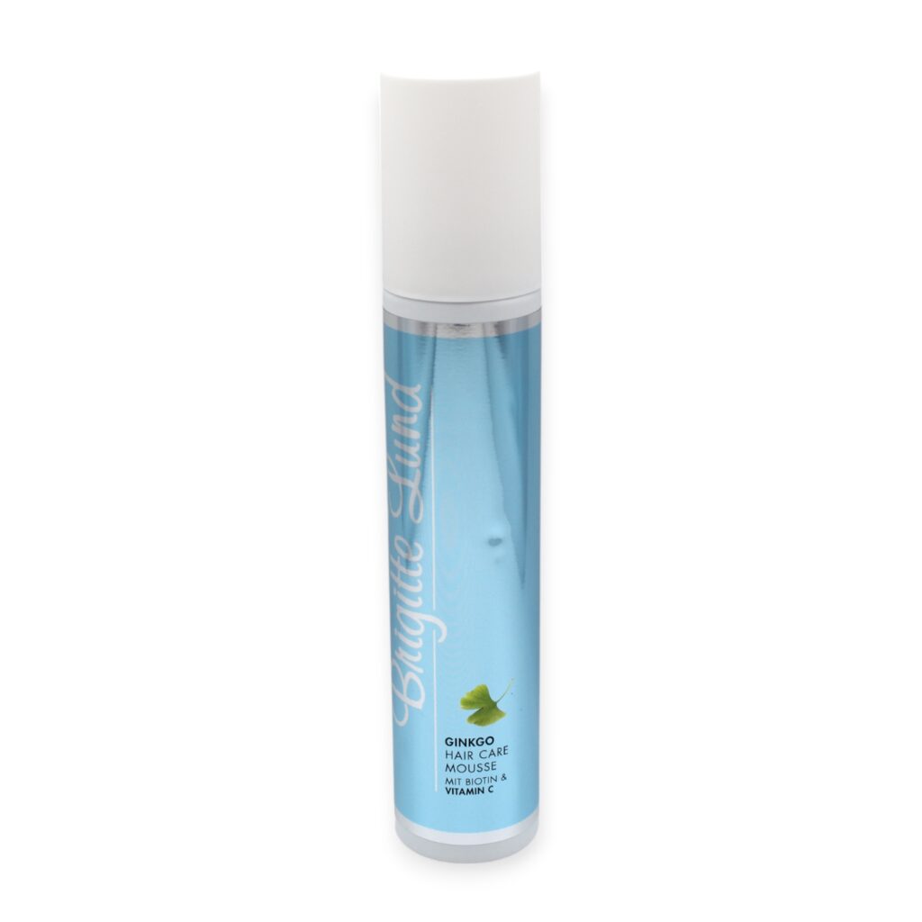 Produktvideo TV-Präsentation Play Genannte Preise und Aktionen können abweichen Bestellnr. 471647 Brigitte Lund Ginkgo Hair Care Mousse + Biotin & Vitamin C