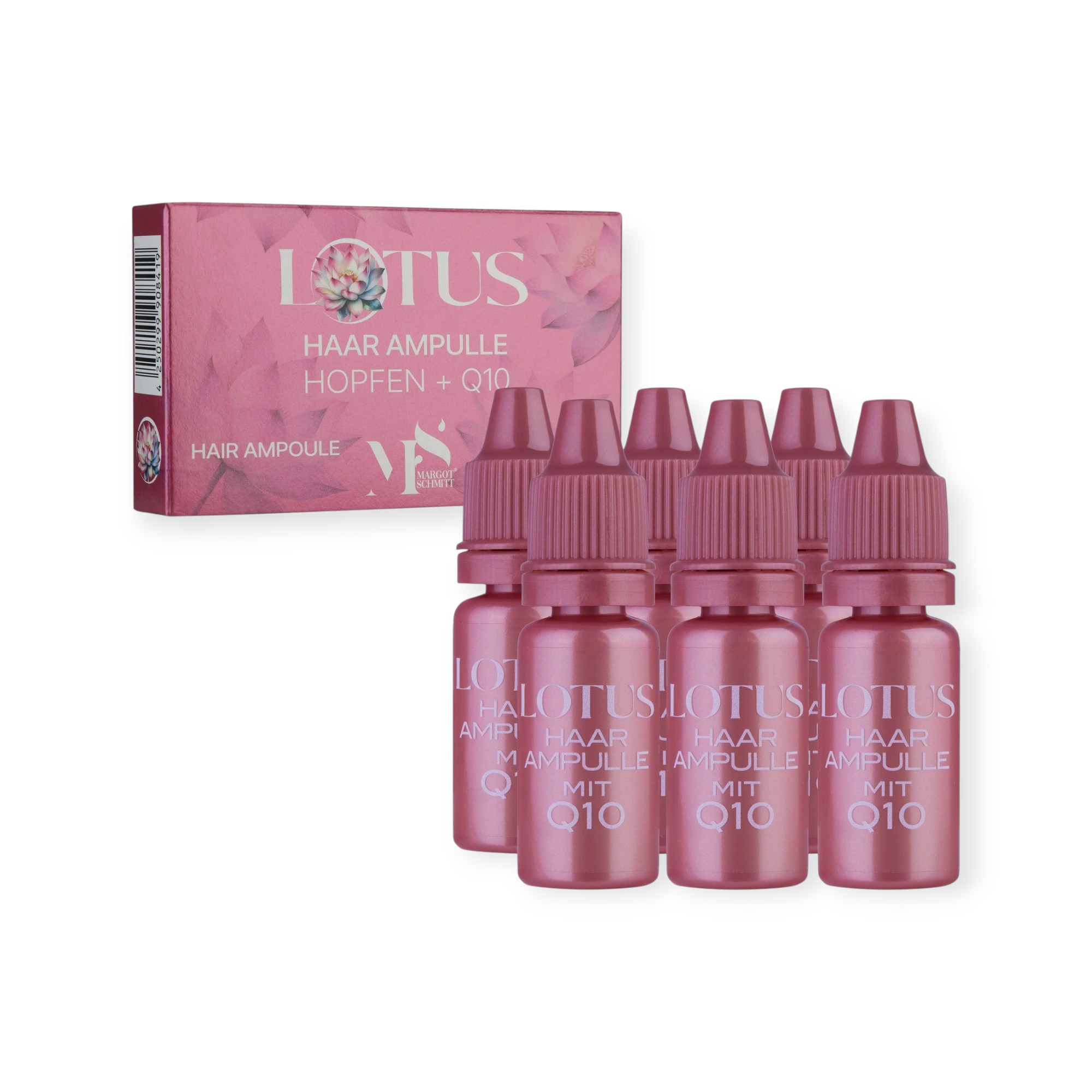 LOTUS Haar Ampullen mit Hopfen & Q10 6x10ml
