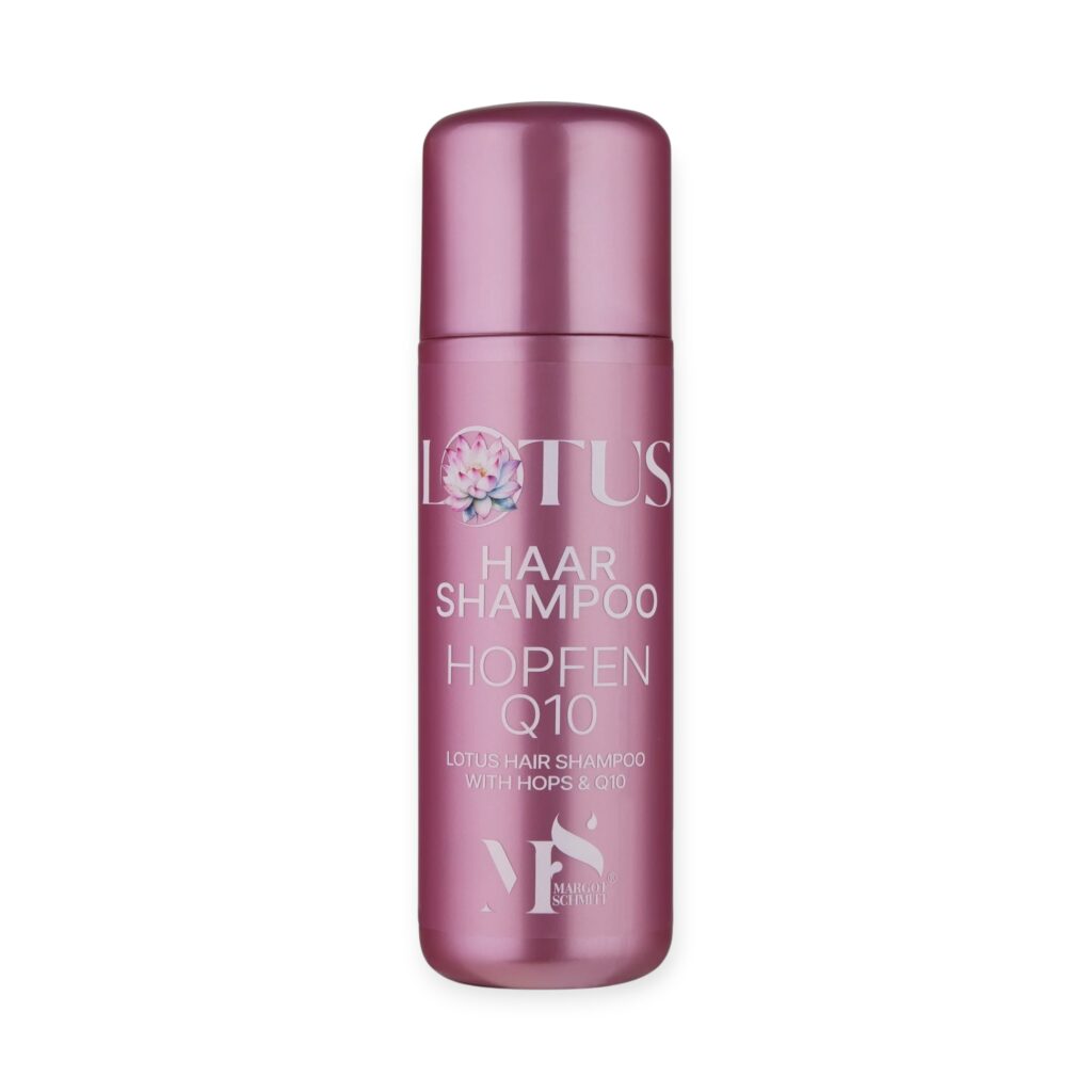 Margot Schmitt® LOTUS Haarshampoo 250ml stärkendes Shampoo mit Hopfen und Q10