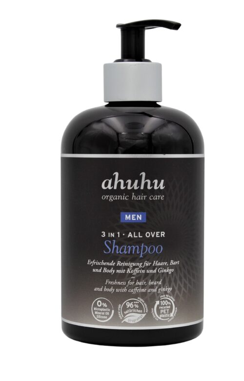 ahuhu Men 2 in 1 All Over Shampoo 500ml