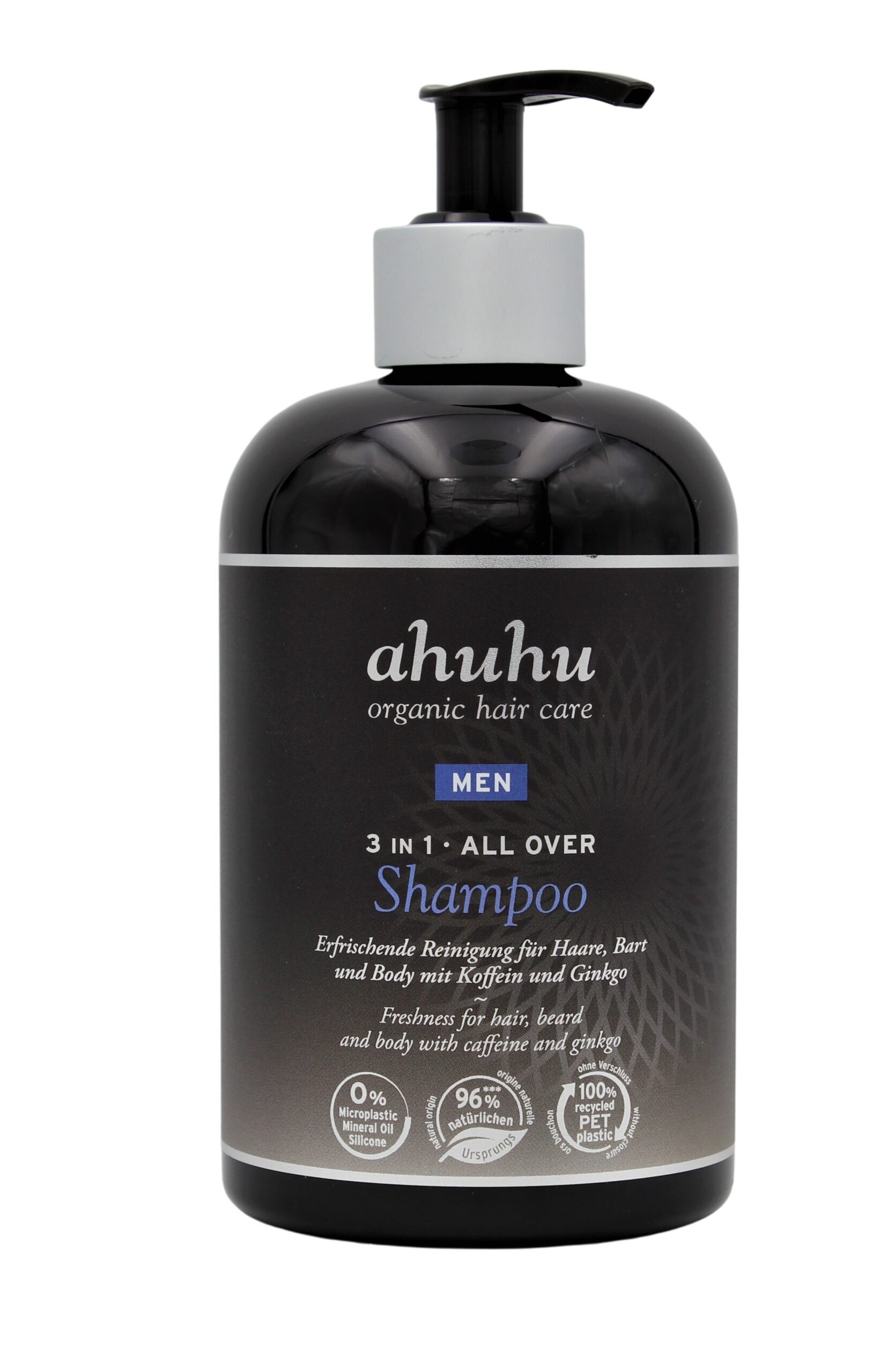 ahuhu Men 2 in 1 All Over Shampoo 500ml