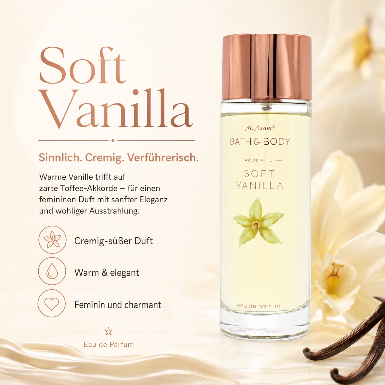 Soft Vanilla Eau de Parfum sinnlich pudrig