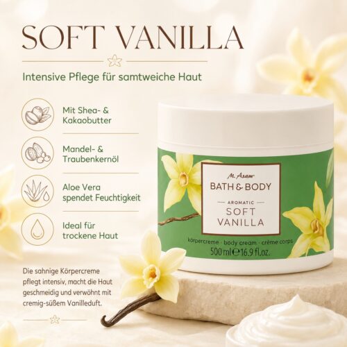 Soft Vanilla Körpercreme Bath & Body