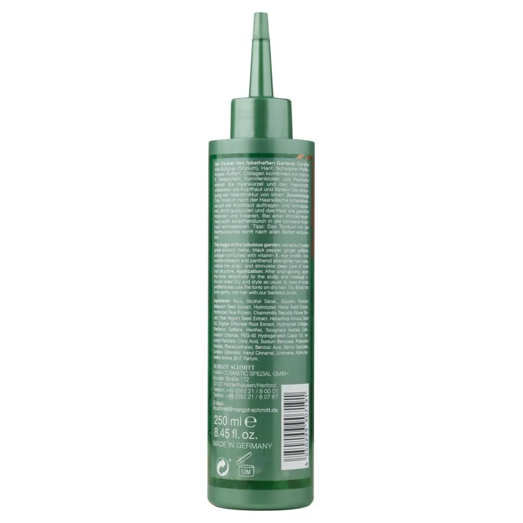 Margot Schmitt Der fabelhafte Garten Süßgras TONIKUM Haar und Kopfhaut 250ml