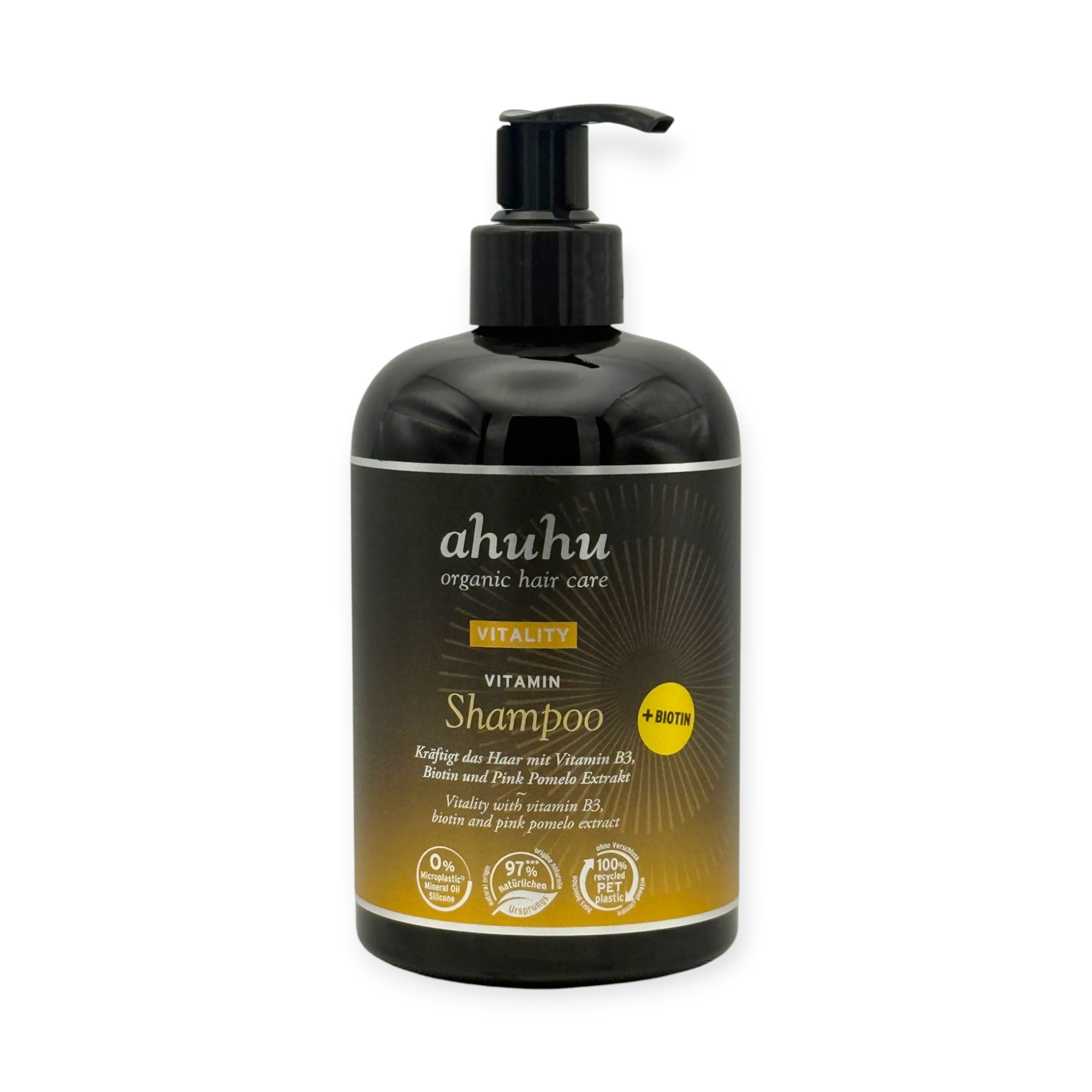 ahuhu Vitality Vitamin Shampoo mit Biotin