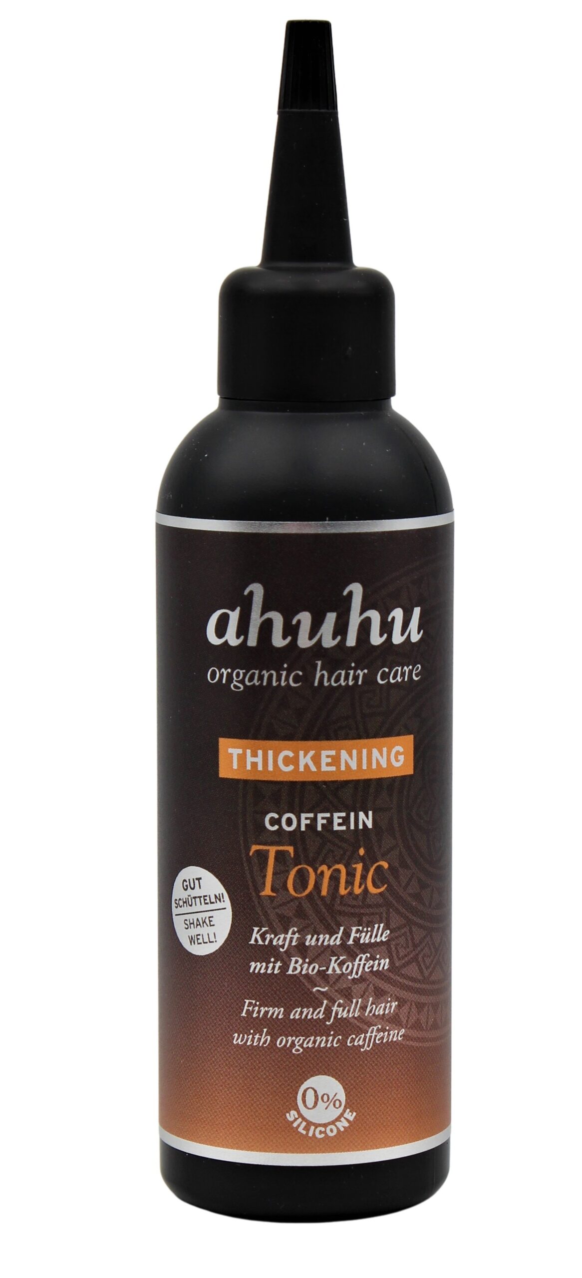 ahuhu organic hair care Bio Coffein Thickening Tonic 200ml (Sondergröße) – Bild 1