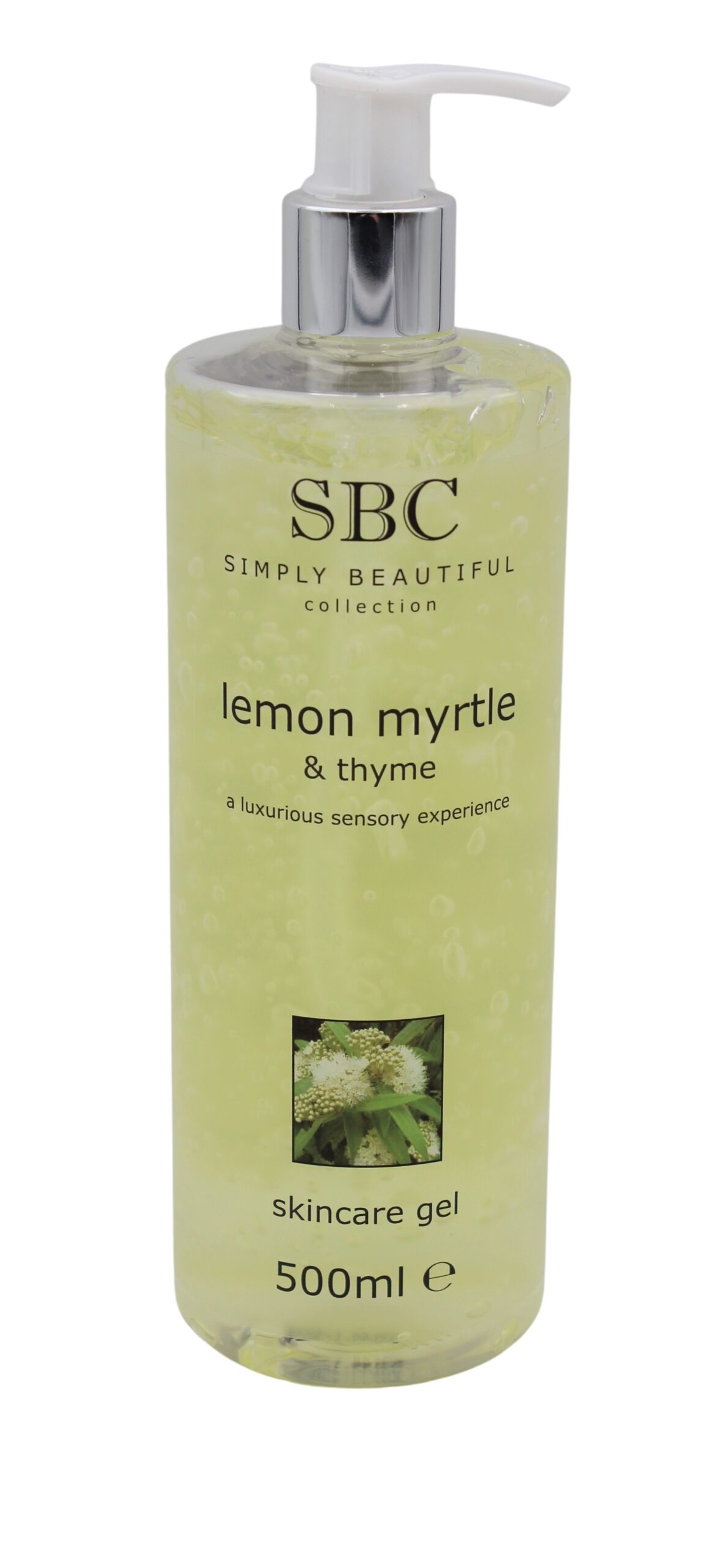 SBC Skincare Gel Lemon Myrtle & Thyme Zitrone, Myrte und Thymian Hautpflege Gel 500ml – Bild 1