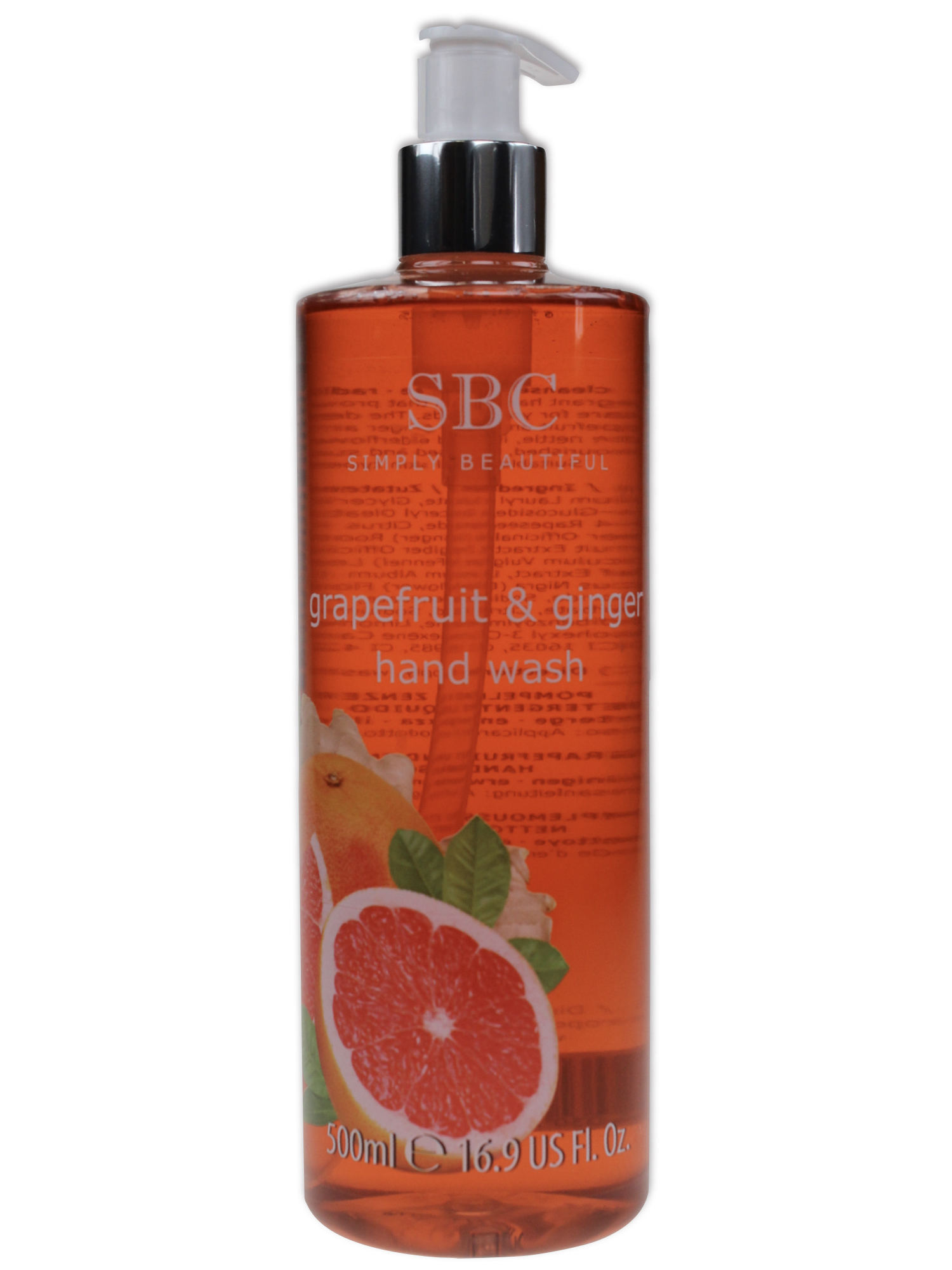 SBC Hand Wash Grapefruit & Ginger Handseife 500ml – Bild 1