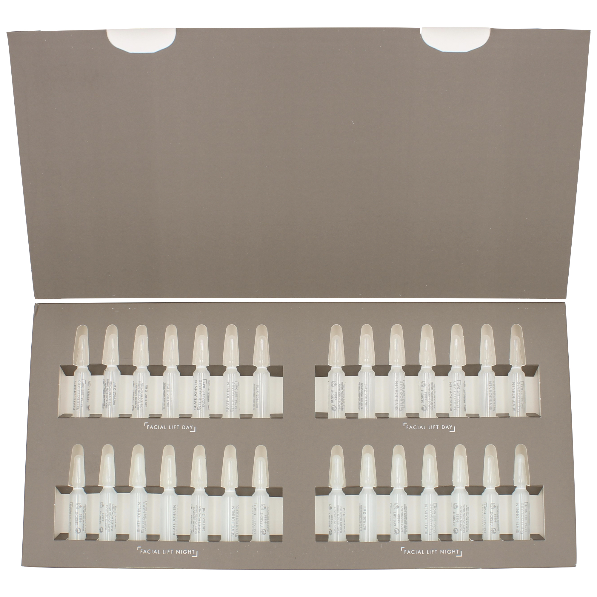 Beate Johnen Neuroguard Facial Lift Day & Night Ampoules, 28x 2ml – Bild 1