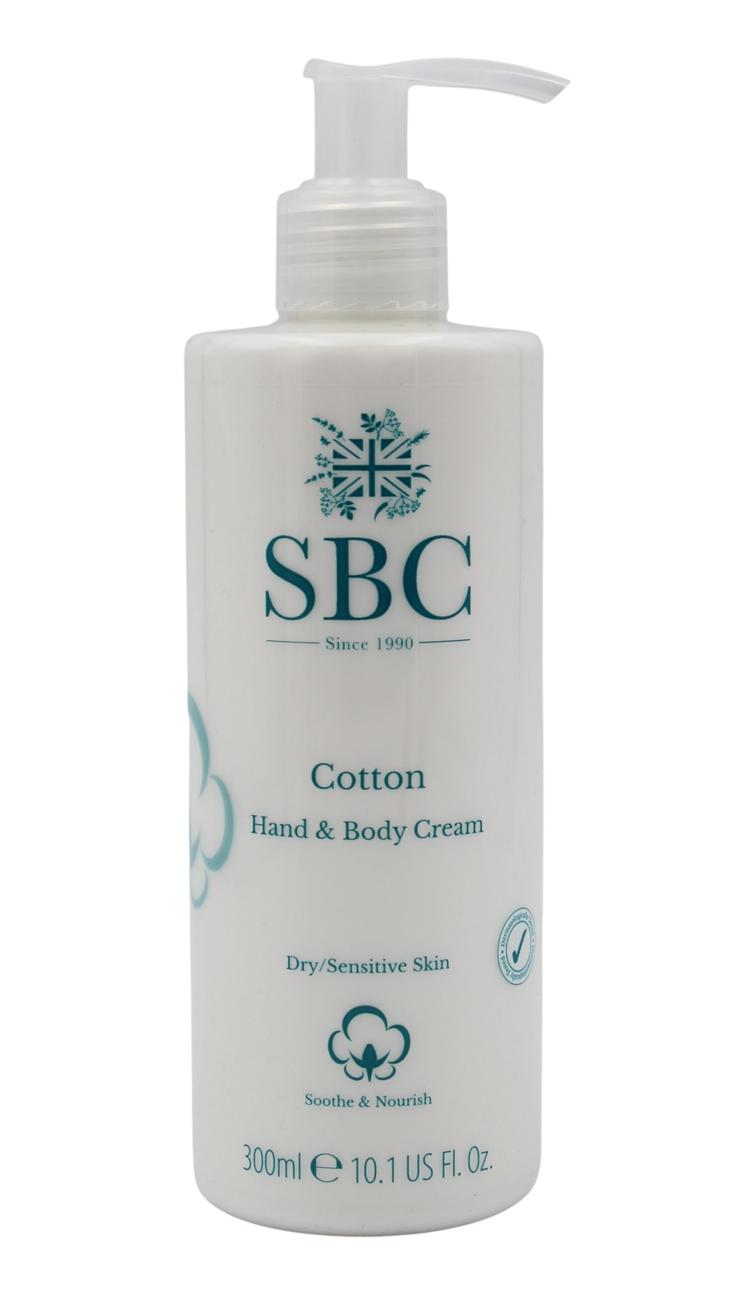 SBC Hand & Body Cream Cotton 300ml – Bild 1