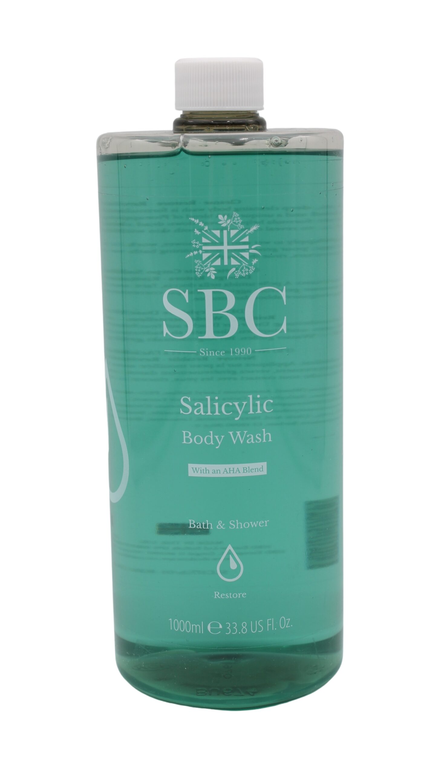SBC Body Wash Salicyl Duschgel - 1 Liter – Bild 1