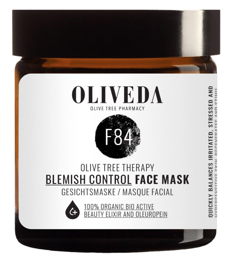 Oliveda F84 Blemish Control Face Mask 60ml, f&uuml;r problematische, empfindliche, gereizte & unreine Haut