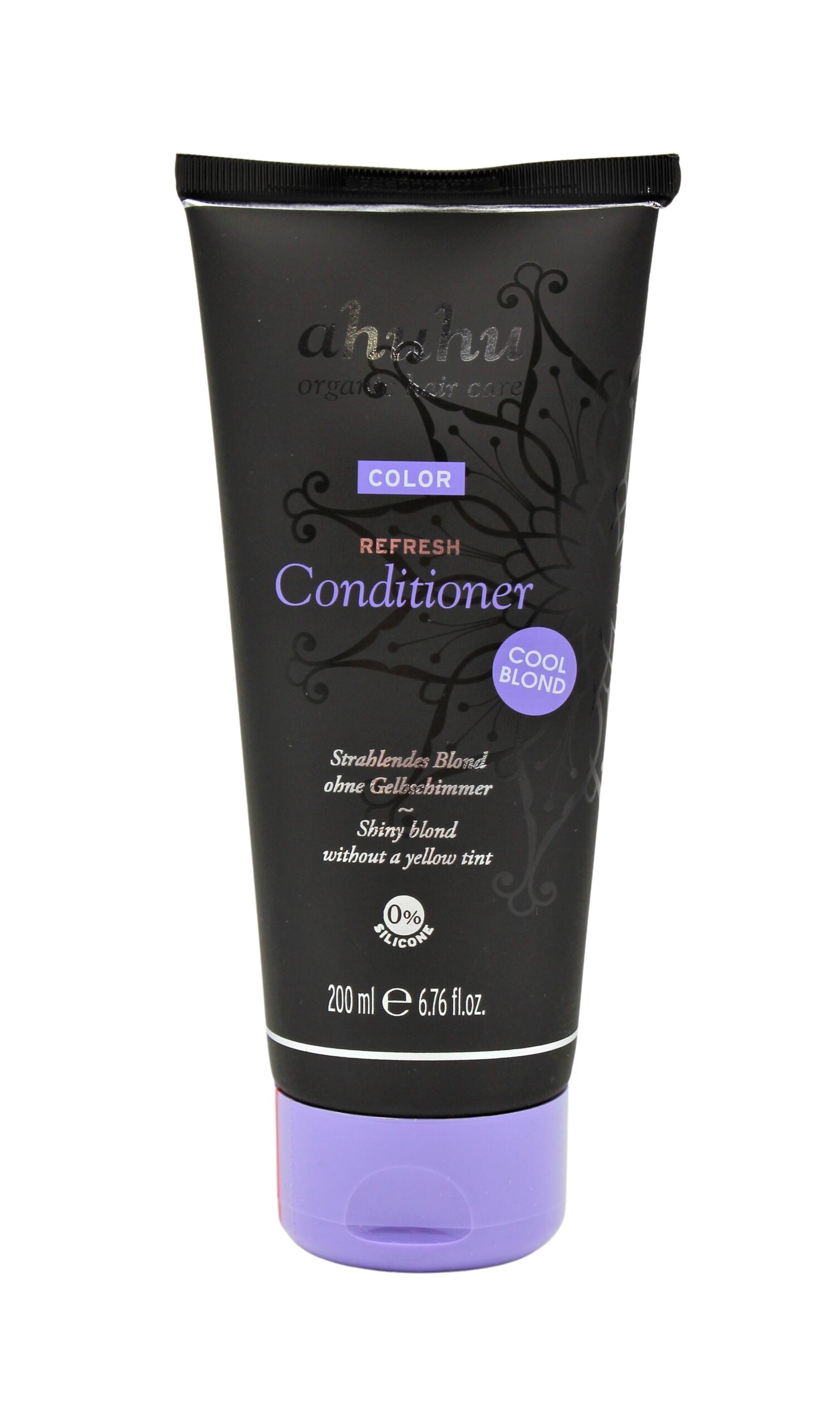 ahuhu organic hair care Color Refresh Cool Blond Conditioner 200ml – Bild 1