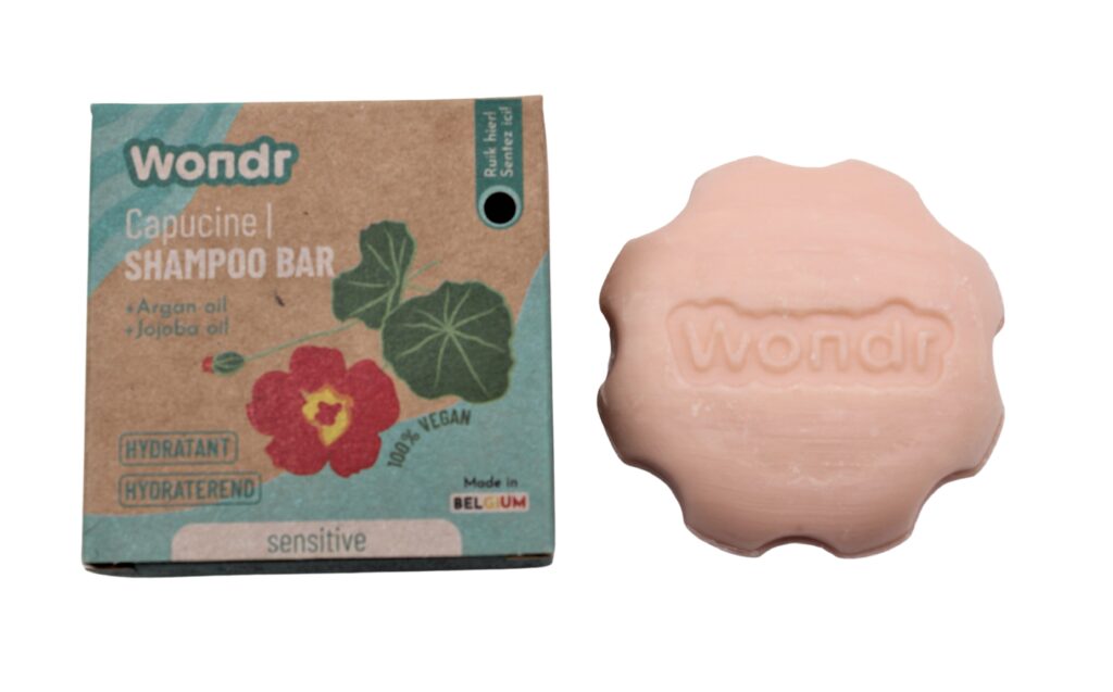 Wondr Shampoo Bar Capucine FLOWER POWER 55g f&uuml;r empfindliche Kopfhaut I VEGAN
