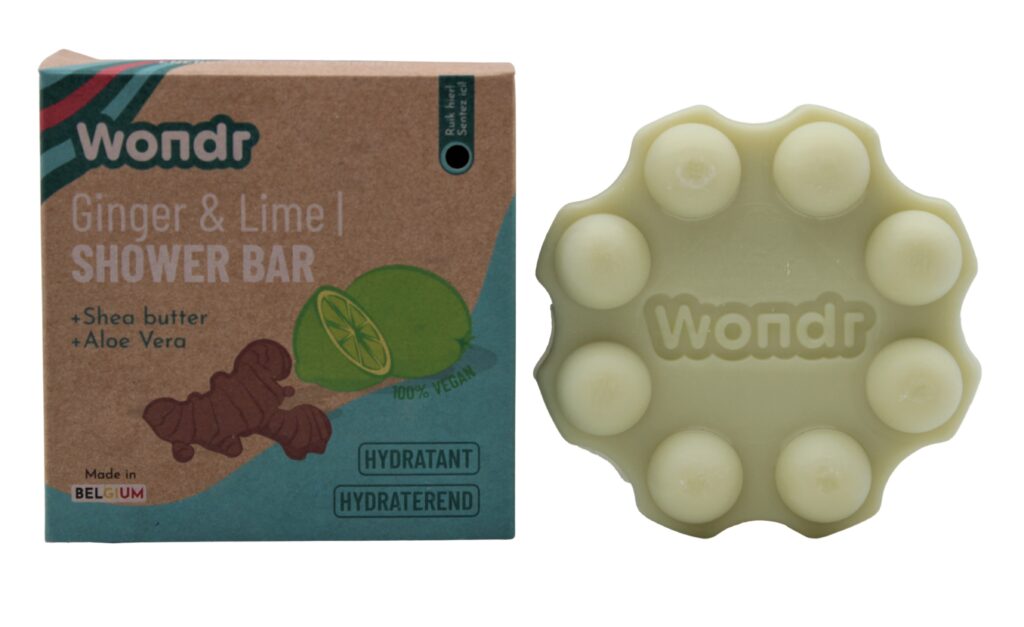 Wondr Shower Bar GINGER & LIME 110g F&uuml;r alle Hauttypen