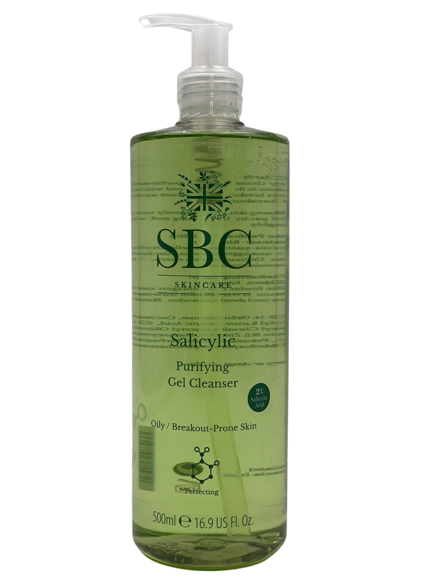 SBC SKINCARE Salicylic Purifying Gel Cleanser 500ml – Bild 1