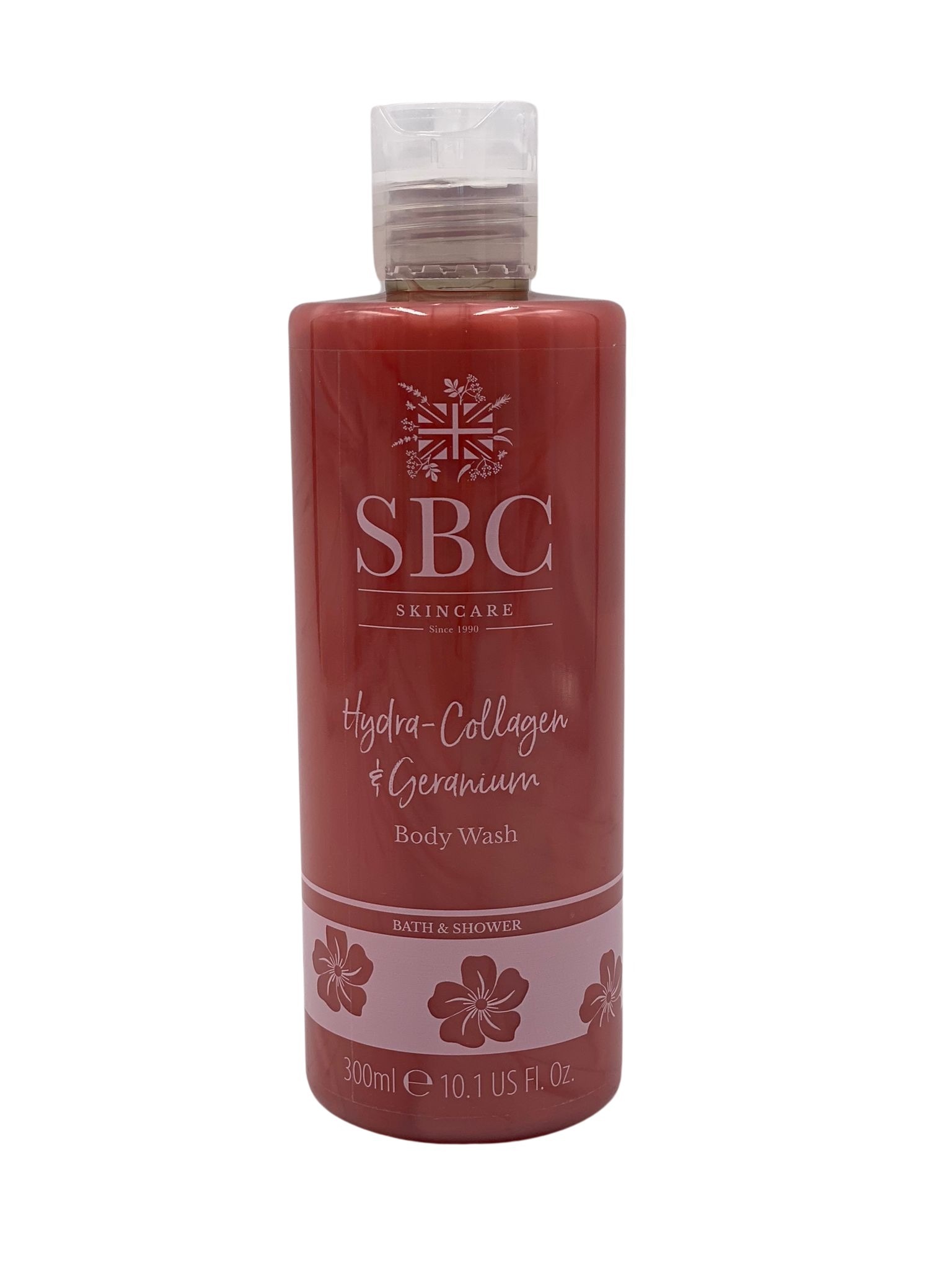 SBC Skincare Body Wash Hydra-Collagen & Geranium 300ml – Bild 1