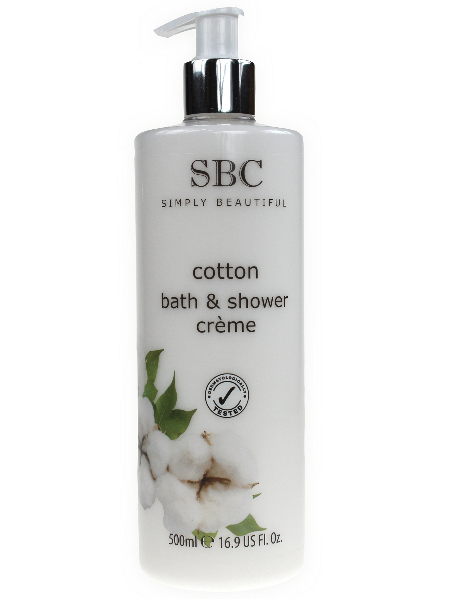 SBC Body Wash Cotton Bath & Shower Cream 500ml – Bild 1
