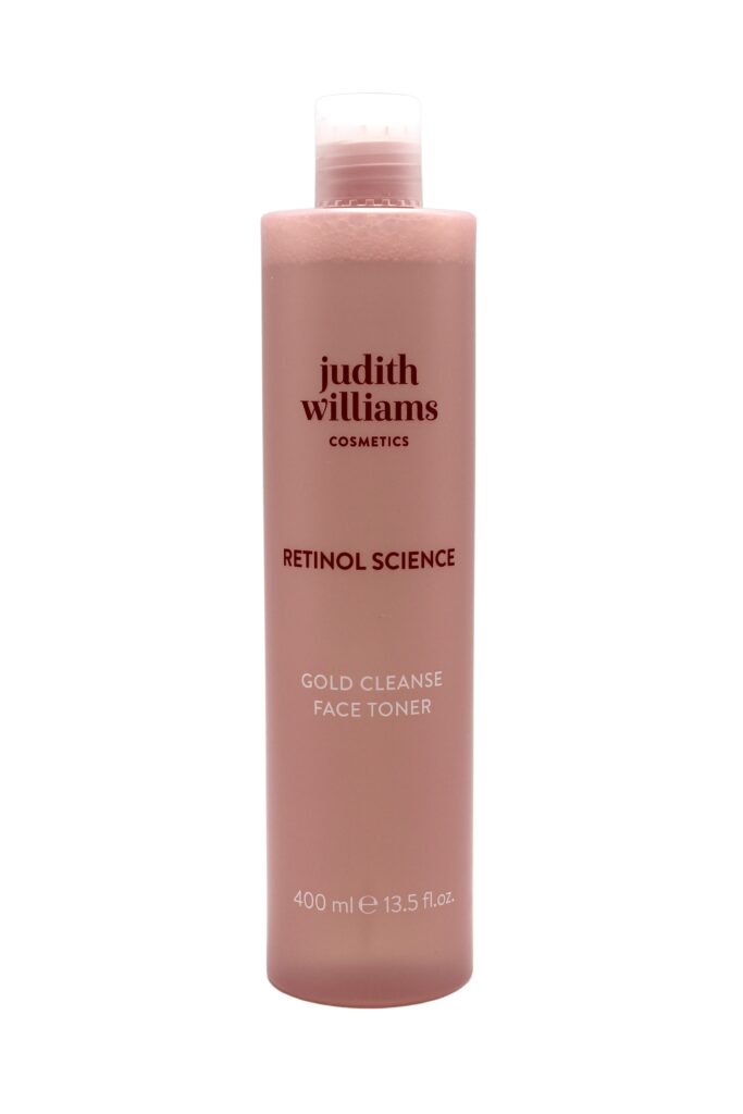 Judith Williams Retinol Science Gold Cleanse Face Toner 400ml Gesichtswasser mit 24-Karat-Gold