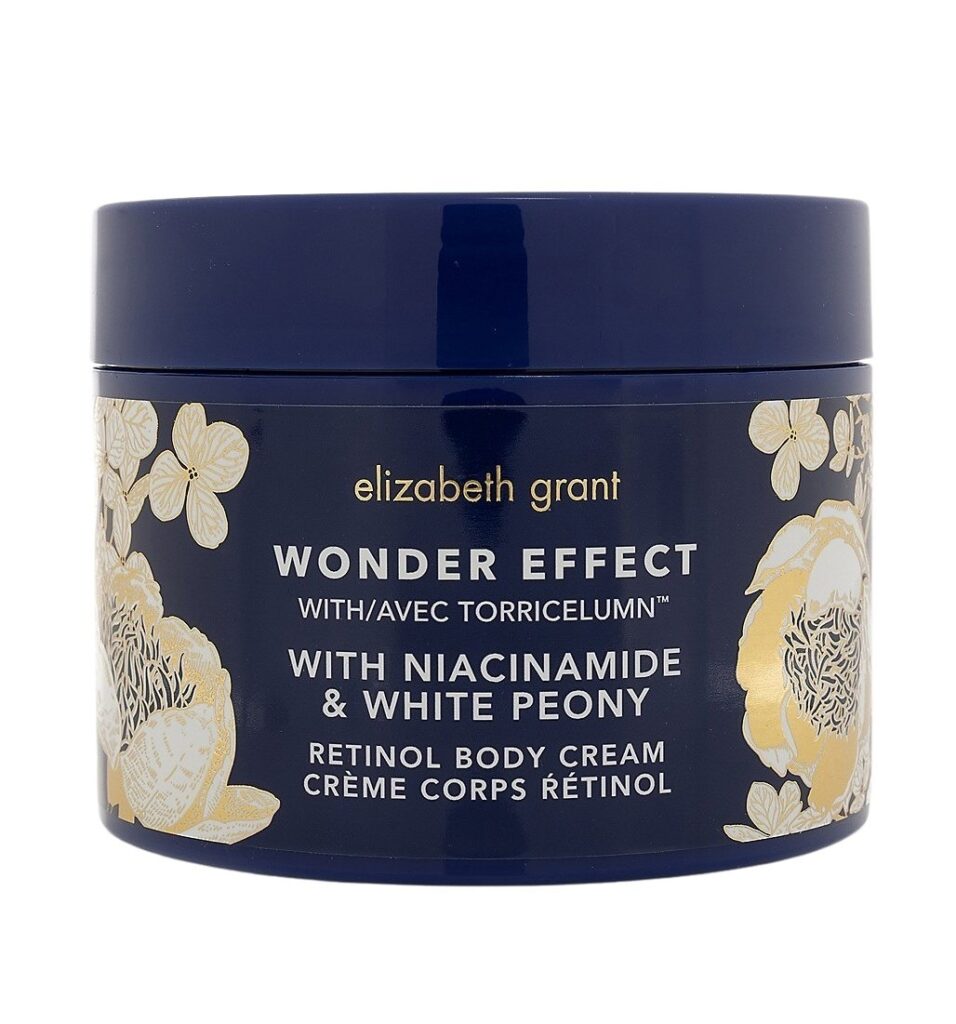 Elizabeth Grant Wonder Effect Body Cream mit Retinol, Niacinamid und wei&szlig;er Pfingstrose 400ml