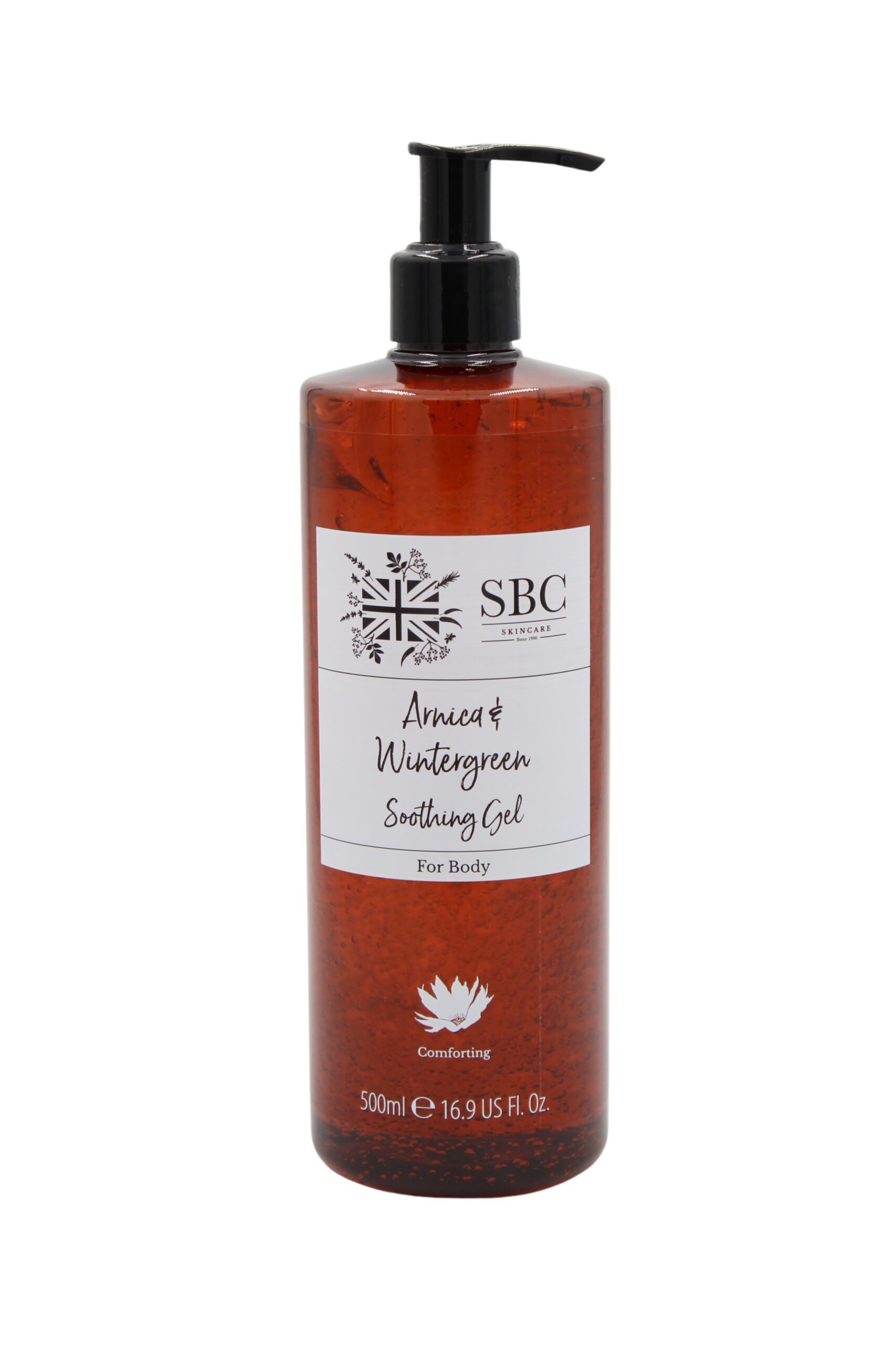 SBC Moisturising Gel - Soothing Gel Arnica & Wintergreen 500ml – Bild 1