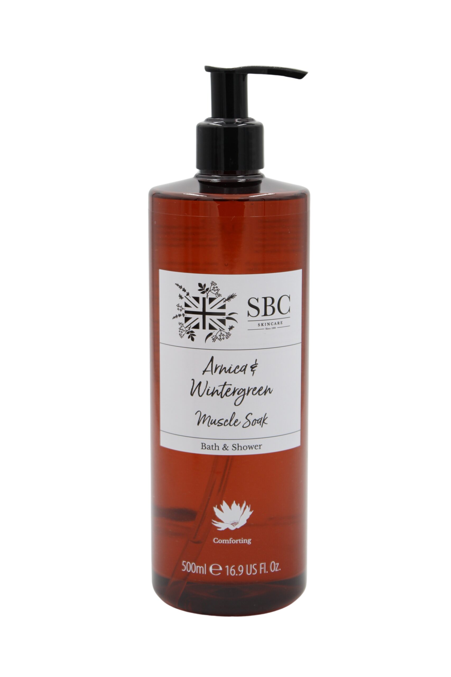 SBC Bath & Shower Muscle Soak Arnica & Wintergreen 500ml – Bild 1