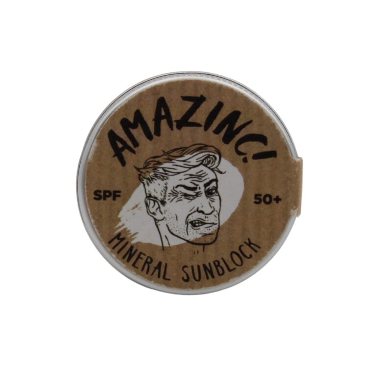 Amazinc Mineral Sunblock LSF50 I Wasserfest| Riffsicher | Vegan | 17,5g