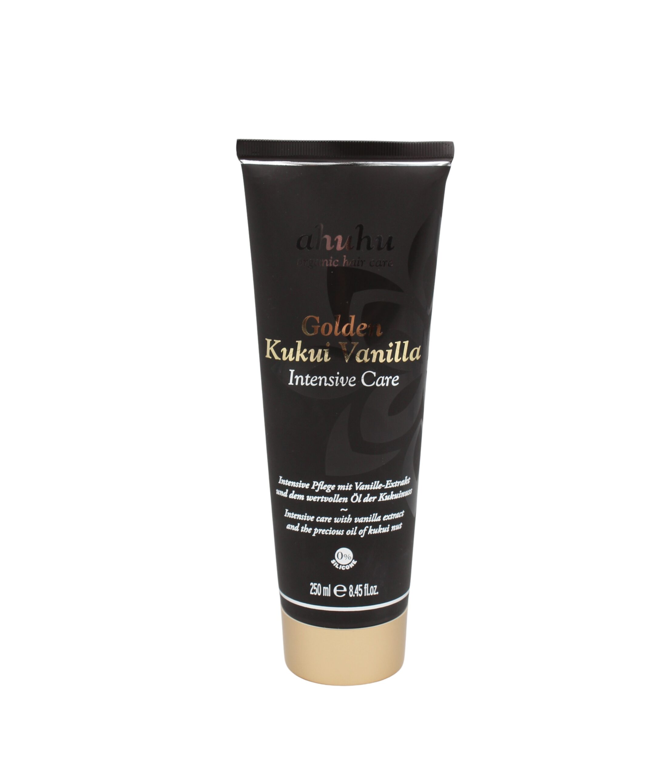 ahuhu organic hair care Golden Kukui Vanilla Intensive Care 250ml Haarkur – Bild 1