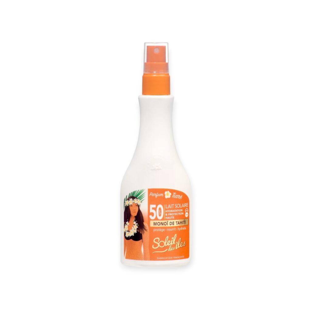 Soleil des Iles SPF 50 Sonnenmilch Monoi de Tahiti, Tiare 150ml