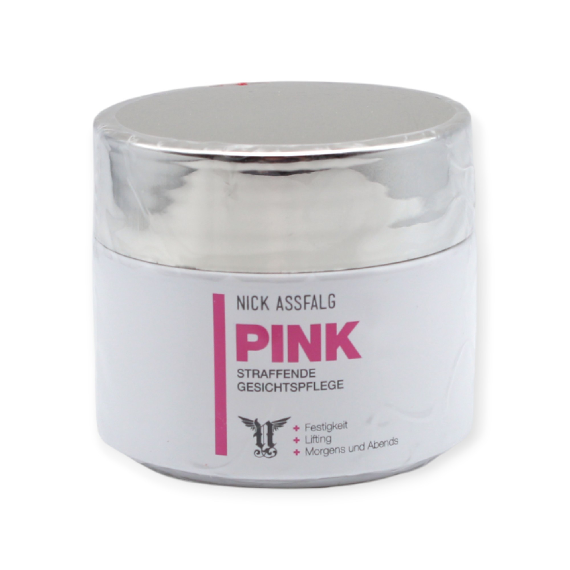 Nick Assfalg PINK Face Cream 100ml - mit pflanzlichem Kollagen f&uuml;r optisch gestraffte Haut – Bild 1