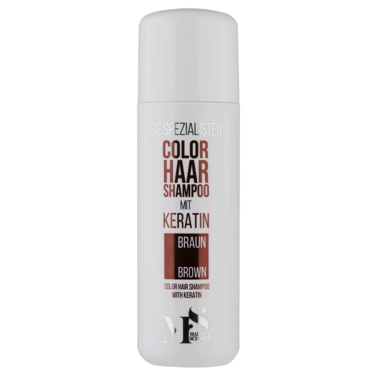 Margot Schmitt Die Spezialisten Color Haar Shampoo Braun mit Keratin – Farbpigment-Shampoo mit Collagen und Provitamin B5 200 ml