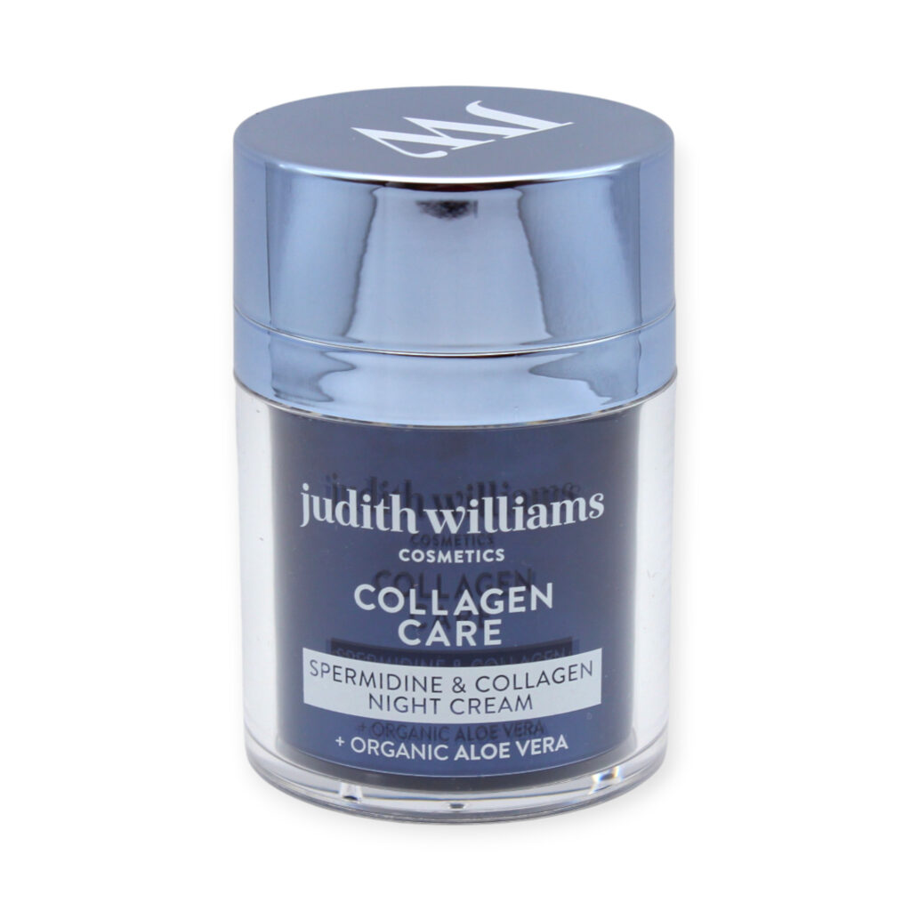Judith Williams Collagen Care Spermidine & Collagen Night Cream 100 ml – reichhaltige Nachtcreme mit Spermidin, Kollagen-Aminos&auml;uren & Bio-Aloe Vera