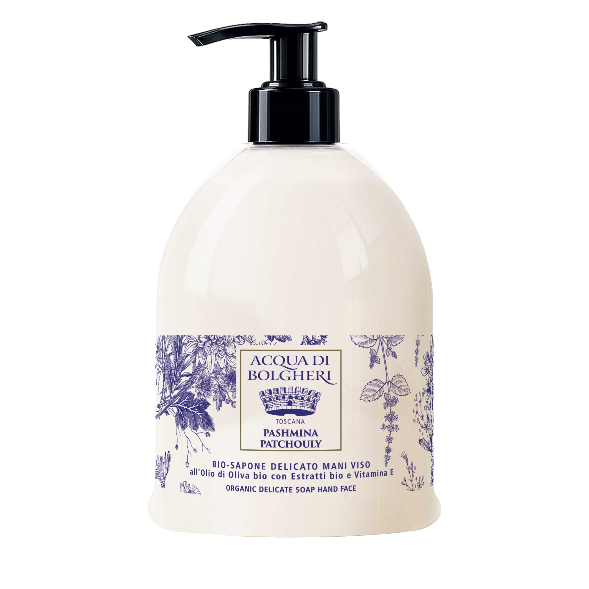 Dr. Taffi Acqua di Bolgheri Pashmina Patchouly Fl&uuml;ssigseife f&uuml;r Hand & Gesicht (500 ml)