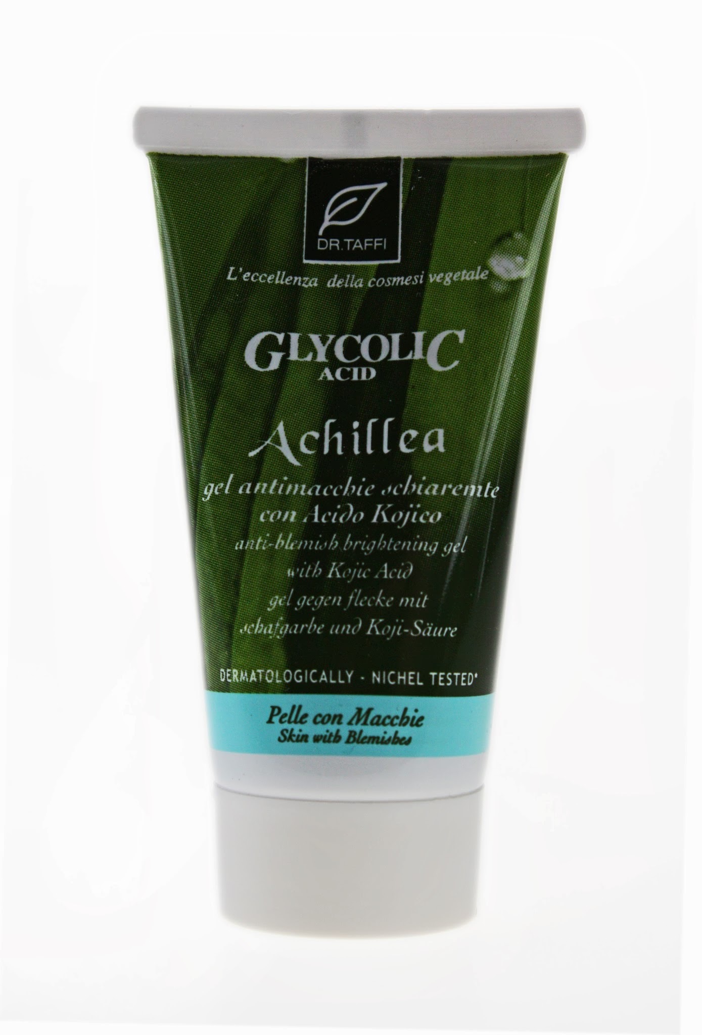 Dr. Taffi GLYCOLIC Fruchtsäure System aufhellendes Achillea-Gel 50 ml – Bild 1