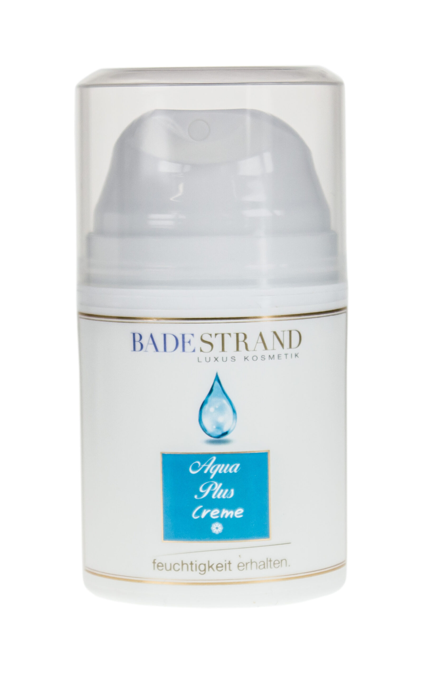 Badestrand Aqua-Plus-Creme (50ml) mit Hyaluronsäure – Bild 1